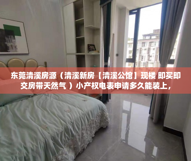东莞清溪房源（清溪新房【清溪公馆】现楼 即买即交房带天然气 ）小产权电表申请多久能装上，