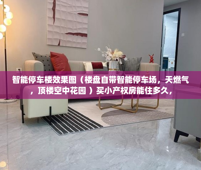 智能停车楼效果图（楼盘自带智能停车场，天燃气，顶楼空中花园 ）买小产权房能住多久，