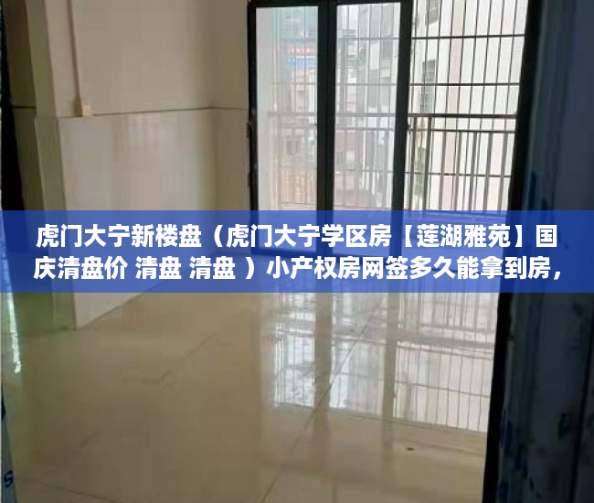 虎门大宁新楼盘（虎门大宁学区房【莲湖雅苑】国庆清盘价 清盘 清盘 ）小产权房网签多久能拿到房，
