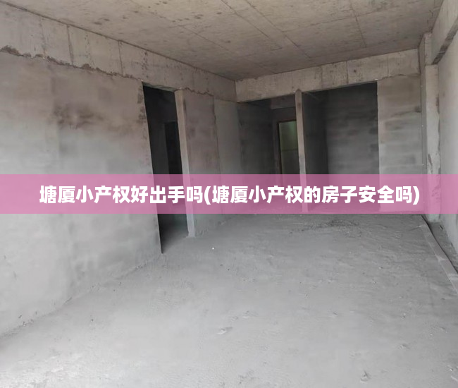塘厦小产权好出手吗(塘厦小产权的房子安全吗)
