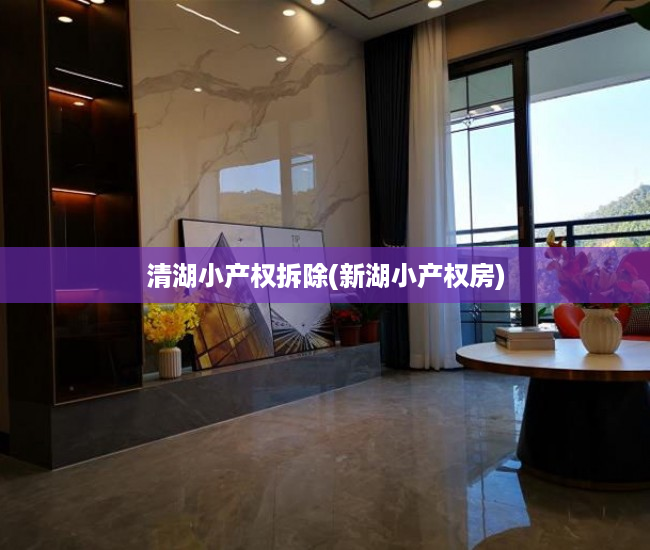清湖小产权拆除(新湖小产权房)