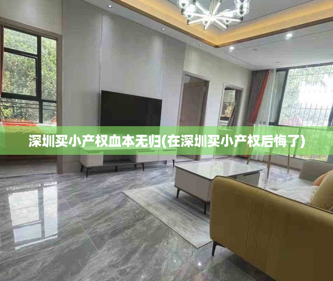 深圳买小产权血本无归(在深圳买小产权后悔了) 深圳买小产权血本无归(在深圳买小产权后悔了)