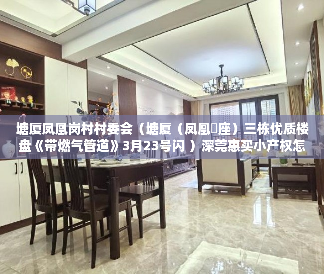 塘厦凤凰岗村村委会（塘厦（凤凰滐座）三栋优质楼盘《带燃气管道》3月23号闪 ）深莞惠买小产权怎么样，
