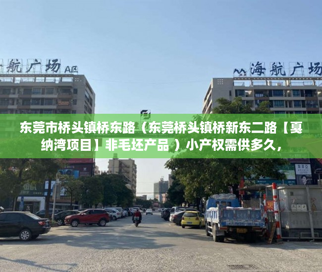 东莞市桥头镇桥东路（东莞桥头镇桥新东二路【戛纳湾项目】非毛坯产品 ）小产权需供多久，