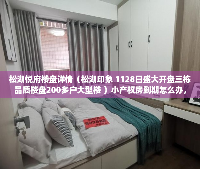 松湖悦府楼盘详情（松湖印象 1128日盛大开盘三栋品质楼盘200多户大型楼 ）小产权房到期怎么办，