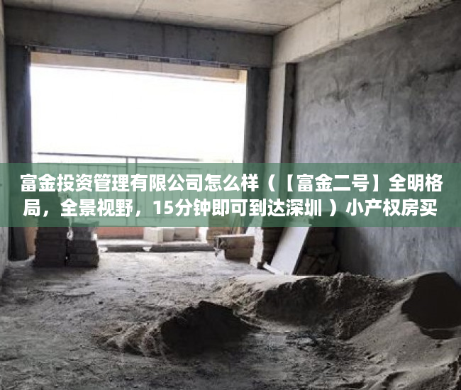 富金投资管理有限公司怎么样（【富金二号】全明格局，全景视野，15分钟即可到达深圳 ）小产权房买卖需要多久，