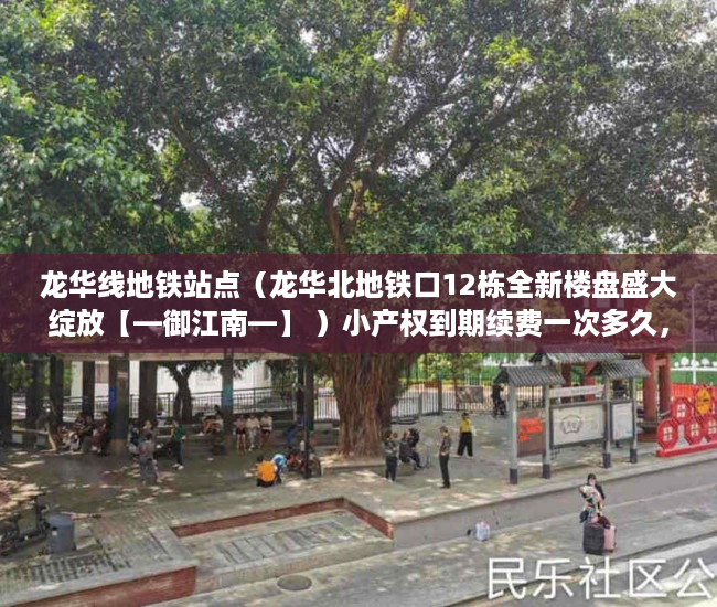 龙华线地铁站点（龙华北地铁口12栋全新楼盘盛大绽放【—御江南—】 ）小产权到期续费一次多久，