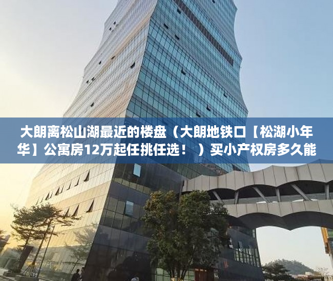 大朗离松山湖最近的楼盘（大朗地铁口【松湖小年华】公寓房12万起任挑任选！ ）买小产权房多久能买卖，