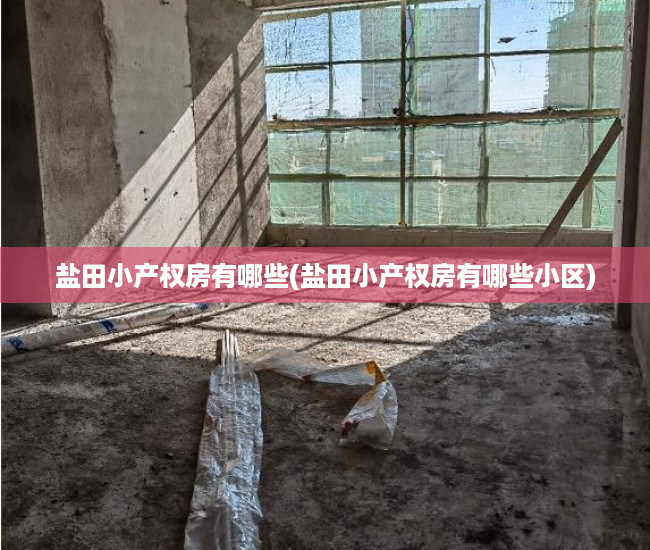 盐田小产权房有哪些(盐田小产权房有哪些小区) 盐田小产权房有哪些(盐田小产权房有哪些小区)