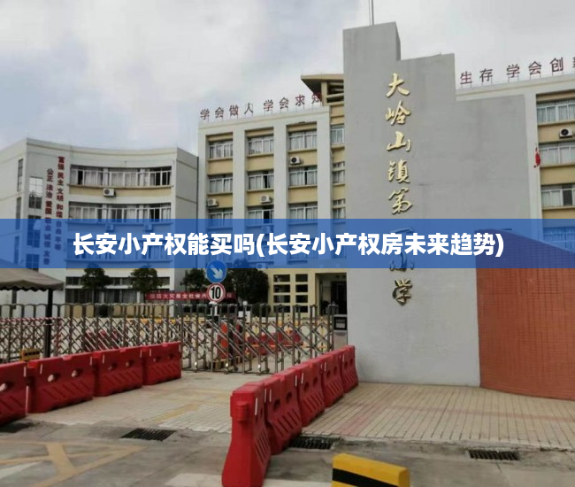 长安小产权能买吗(长安小产权房未来趋势) 长安小产权能买吗(长安小产权房未来趋势)