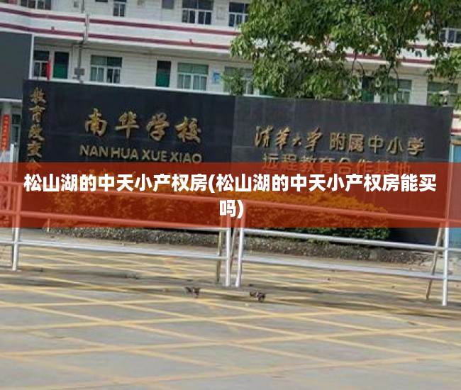 松山湖的中天小产权房(松山湖的中天小产权房能买吗) 松山湖的中天小产权房(松山湖的中天小产权房能买吗)