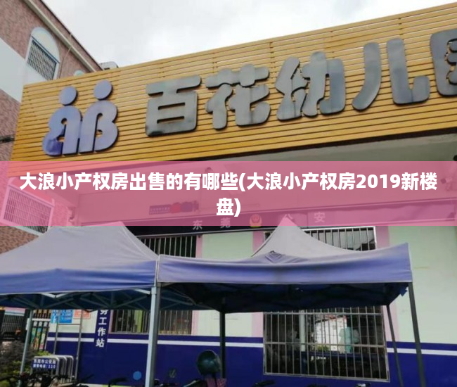大浪小产权房出售的有哪些(大浪小产权房2019新楼盘) 大浪小产权房出售的有哪些(大浪小产权房2019新楼盘)