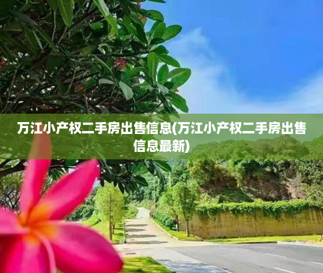 万江小产权二手房出售信息(万江小产权二手房出售信息最新) 万江小产权二手房出售信息(万江小产权二手房出售信息最新)