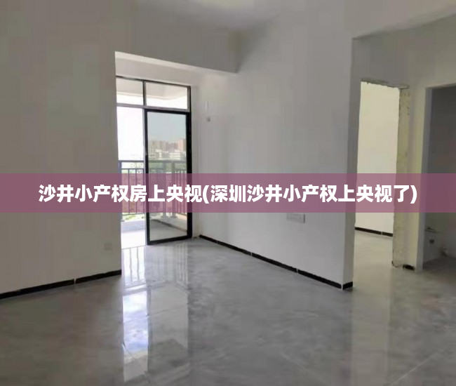 沙井小产权房上央视(深圳沙井小产权上央视了) 沙井小产权房上央视(深圳沙井小产权上央视了)