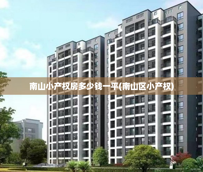 南山小产权房多少钱一平(南山区小产权) 南山小产权房多少钱一平(南山区小产权)
