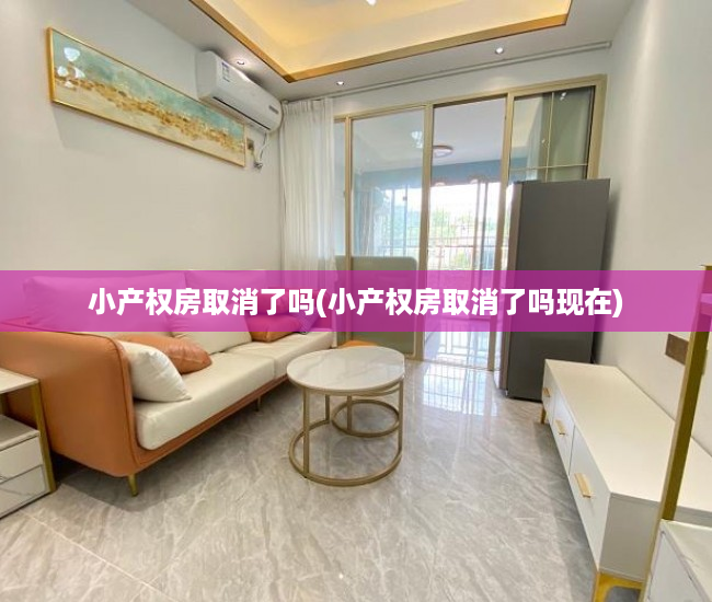 小产权房取消了吗(小产权房取消了吗现在)