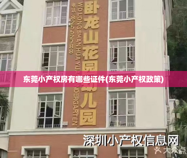 东莞小产权房有哪些证件(东莞小产权政策) 东莞小产权房有哪些证件(东莞小产权政策)