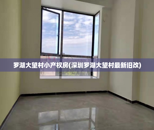罗湖大望村小产权房(深圳罗湖大望村最新旧改) 罗湖大望村小产权房(深圳罗湖大望村最新旧改)