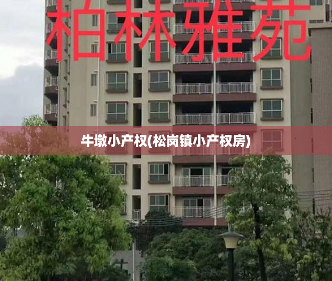 牛墩小产权(松岗镇小产权房) 牛墩小产权(松岗镇小产权房)