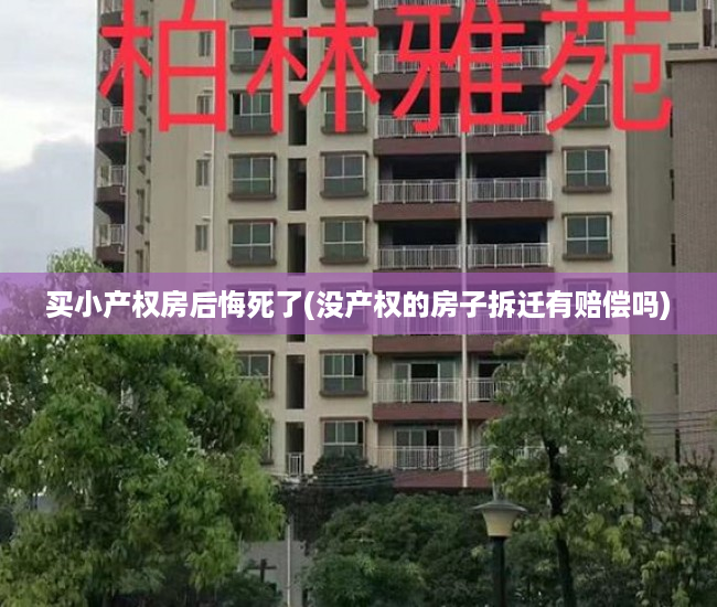 买小产权房后悔死了(没产权的房子拆迁有赔偿吗) 买小产权房后悔死了(没产权的房子拆迁有赔偿吗)