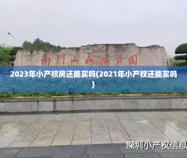 2023年小产权房还能买吗(2021年小产权还能买吗) 2023年小产权房还能买吗(2021年小产权还能买吗)