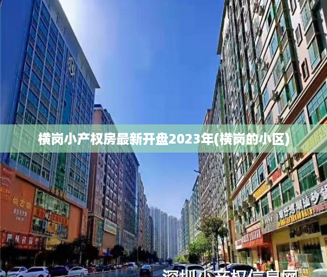 横岗小产权房最新开盘2023年(横岗的小区) 横岗小产权房最新开盘2023年(横岗的小区)