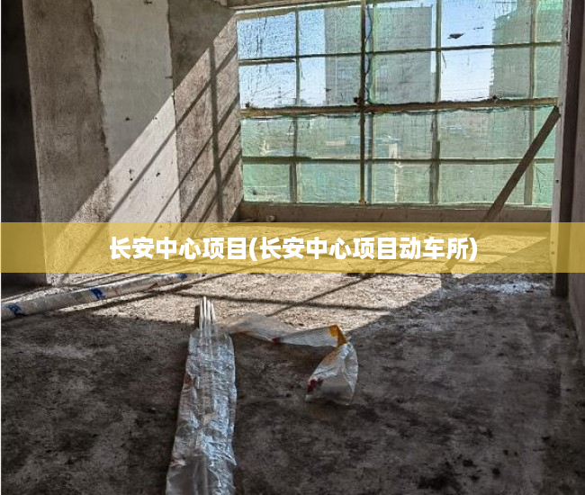 长安中心项目(长安中心项目动车所) 长安中心项目(长安中心项目动车所)