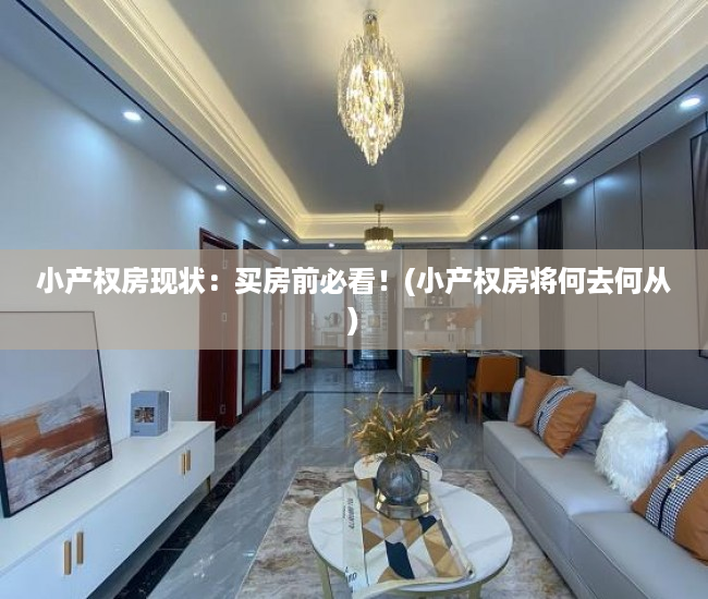 小产权房现状：买房前必看！(小产权房将何去何从)