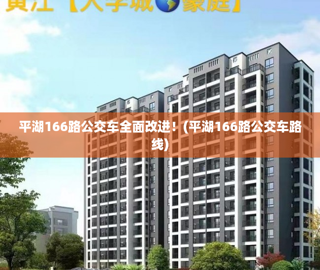 平湖166路公交车全面改进！(平湖166路公交车路线)