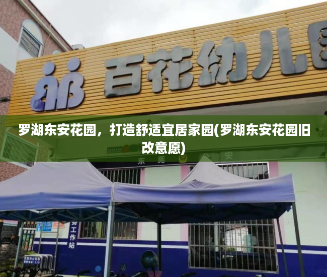 罗湖东安花园，打造舒适宜居家园(罗湖东安花园旧改意愿)