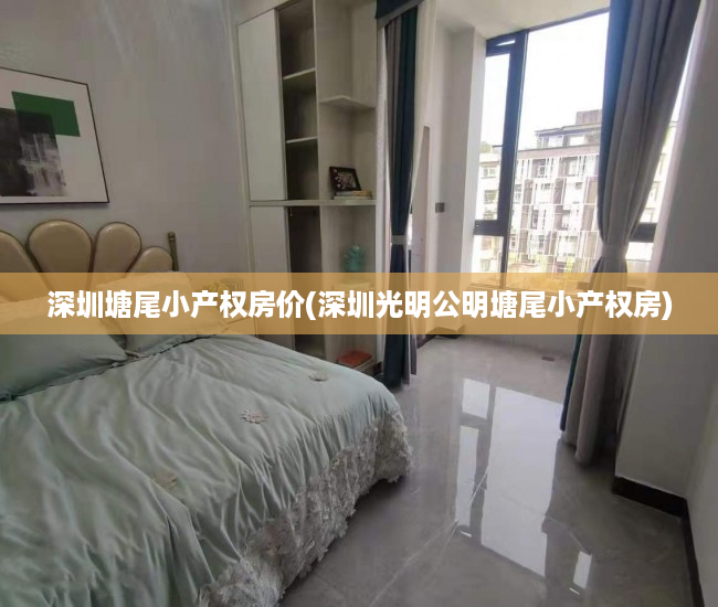 深圳塘尾小产权房价(深圳光明公明塘尾小产权房)