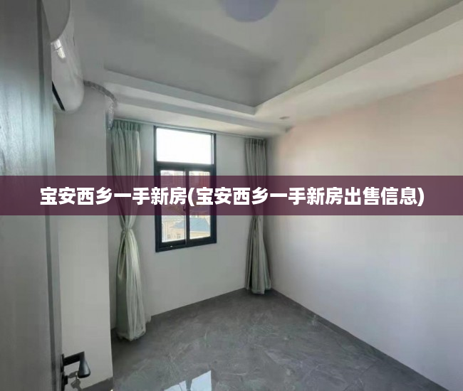 宝安西乡一手新房(宝安西乡一手新房出售信息)