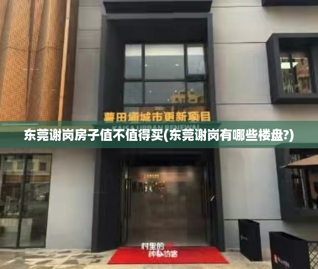 东莞谢岗房子值不值得买(东莞谢岗有哪些楼盘?) 东莞谢岗房子值不值得买(东莞谢岗有哪些楼盘?)