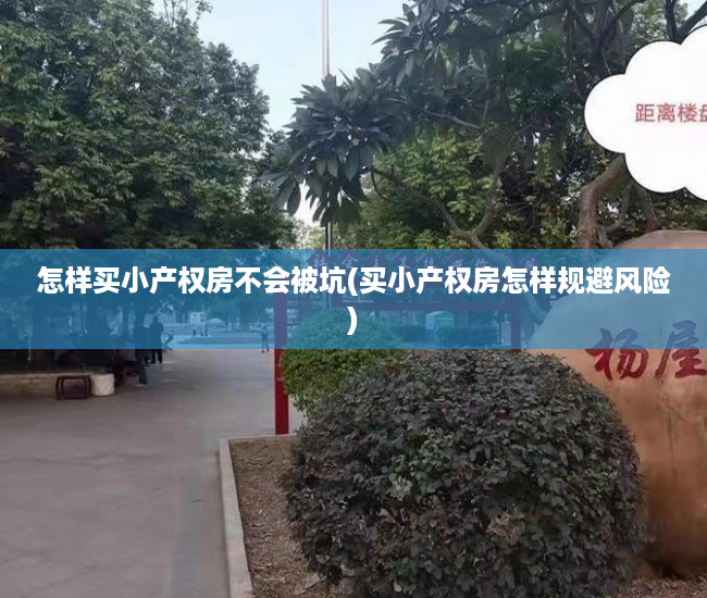 怎样买小产权房不会被坑(买小产权房怎样规避风险) 怎样买小产权房不会被坑(买小产权房怎样规避风险)