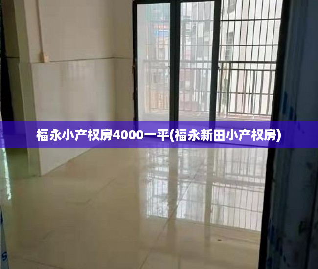 福永小产权房4000一平(福永新田小产权房) 福永小产权房4000一平(福永新田小产权房)