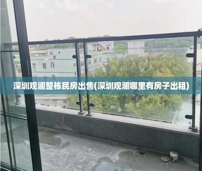 深圳观澜整栋民房出售(深圳观澜哪里有房子出租) 深圳观澜整栋民房出售(深圳观澜哪里有房子出租)