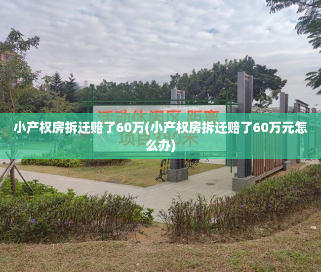 小产权房拆迁赔了60万(小产权房拆迁赔了60万元怎么办) 小产权房拆迁赔了60万(小产权房拆迁赔了60万元怎么办)
