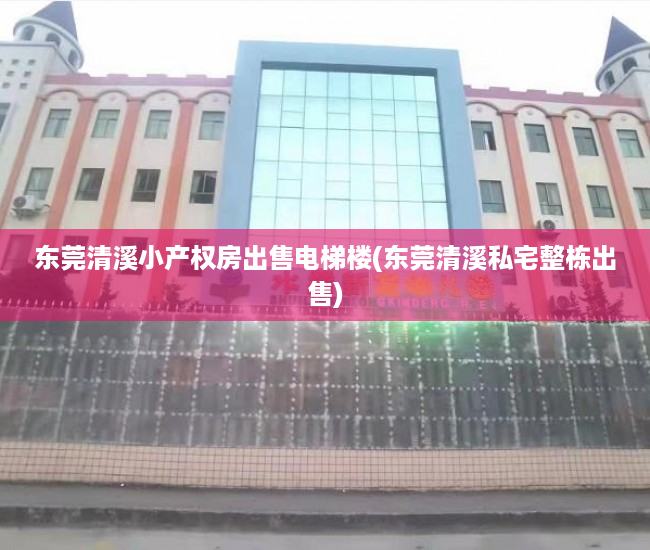 东莞清溪小产权房出售电梯楼(东莞清溪私宅整栋出售) 东莞清溪小产权房出售电梯楼(东莞清溪私宅整栋出售)