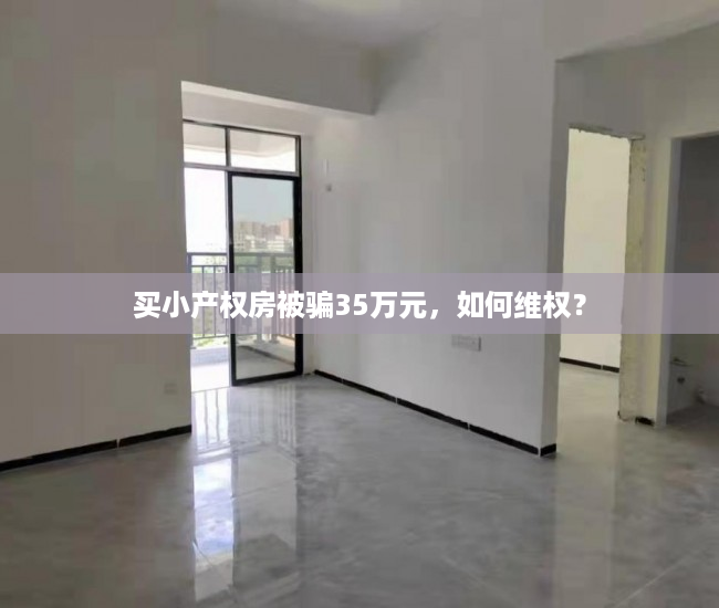 买小产权房被骗35万元，如何维权？