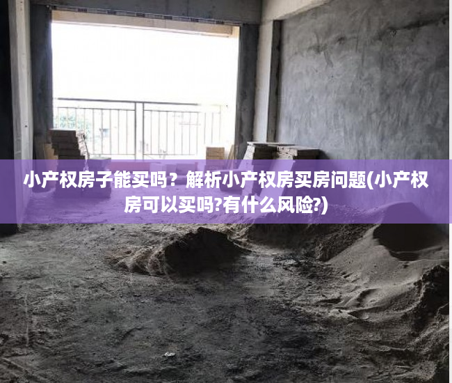 小产权房子能买吗？解析小产权房买房问题(小产权房可以买吗?有什么风险?)