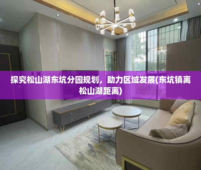 探究松山湖东坑分园规划，助力区域发展(东坑镇离松山湖距离)