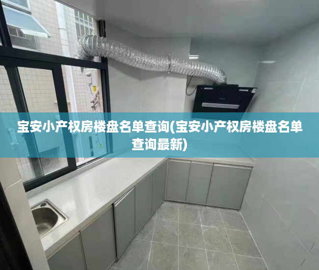 宝安小产权房楼盘名单查询(宝安小产权房楼盘名单查询最新)