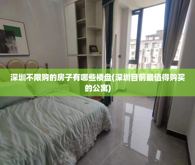 深圳不限购的房子有哪些楼盘(深圳目前最值得购买的公寓) 深圳不限购的房子有哪些楼盘(深圳目前最值得购买的公寓)