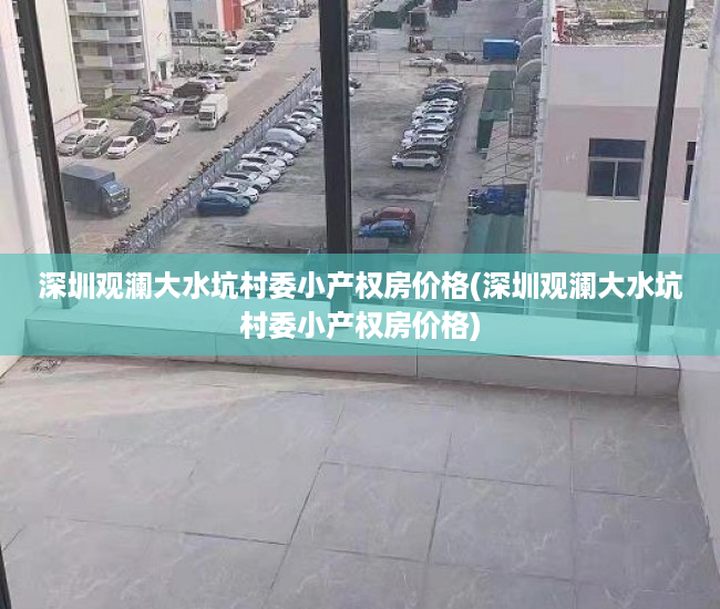 深圳观澜大水坑村委小产权房价格(深圳观澜大水坑村委小产权房价格)