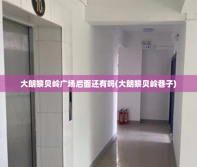 大朗黎贝岭广场后面还有吗(大朗黎贝岭巷子) 大朗黎贝岭广场后面还有吗(大朗黎贝岭巷子)