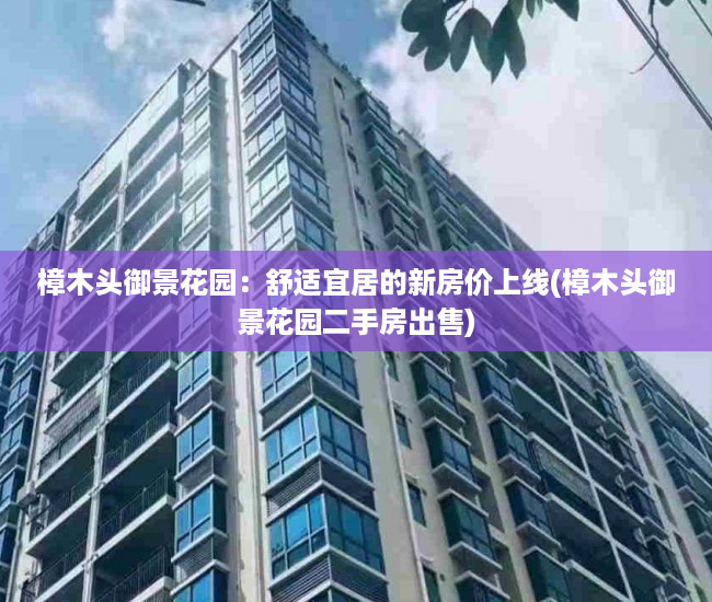 樟木头御景花园：舒适宜居的新房价上线(樟木头御景花园二手房出售)