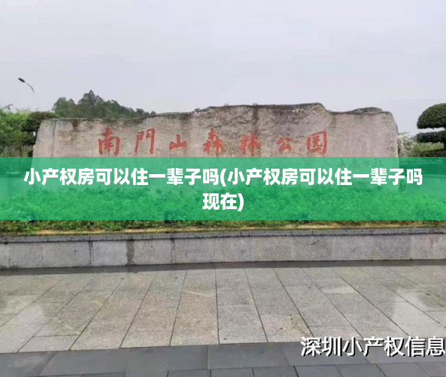 小产权房可以住一辈子吗(小产权房可以住一辈子吗现在) 小产权房可以住一辈子吗(小产权房可以住一辈子吗现在)