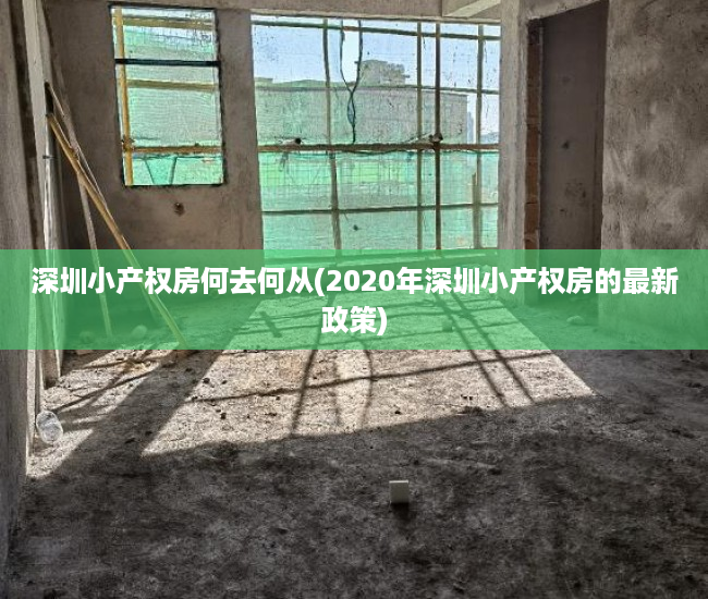 深圳小产权房何去何从(2020年深圳小产权房的最新政策) 深圳小产权房何去何从(2020年深圳小产权房的最新政策)