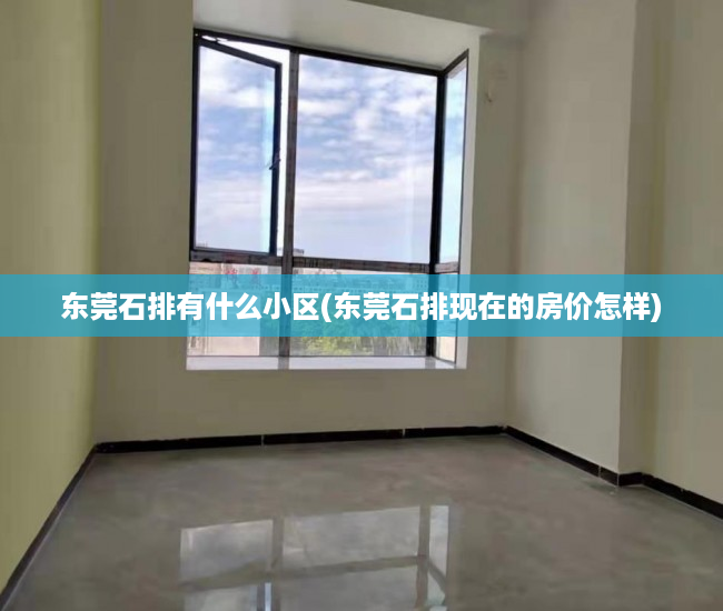 东莞石排有什么小区(东莞石排现在的房价怎样) 东莞石排有什么小区(东莞石排现在的房价怎样)
