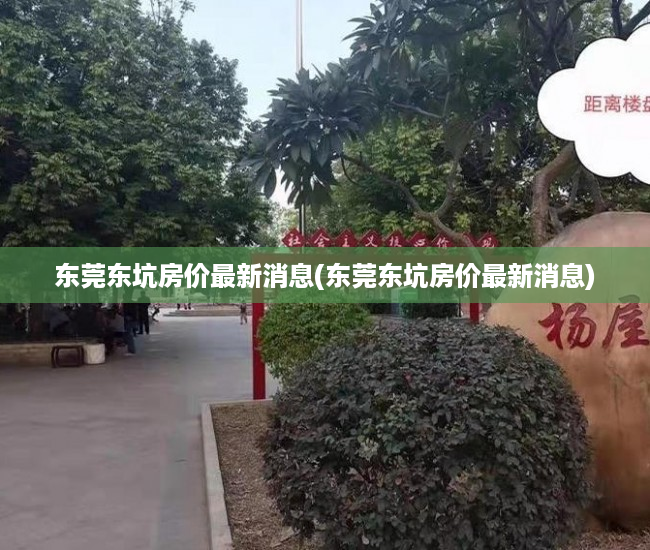 东莞东坑房价最新消息(东莞东坑房价最新消息)